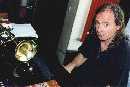 Matthias Harig beim Soundcheck im b-flat am 09.05.2000